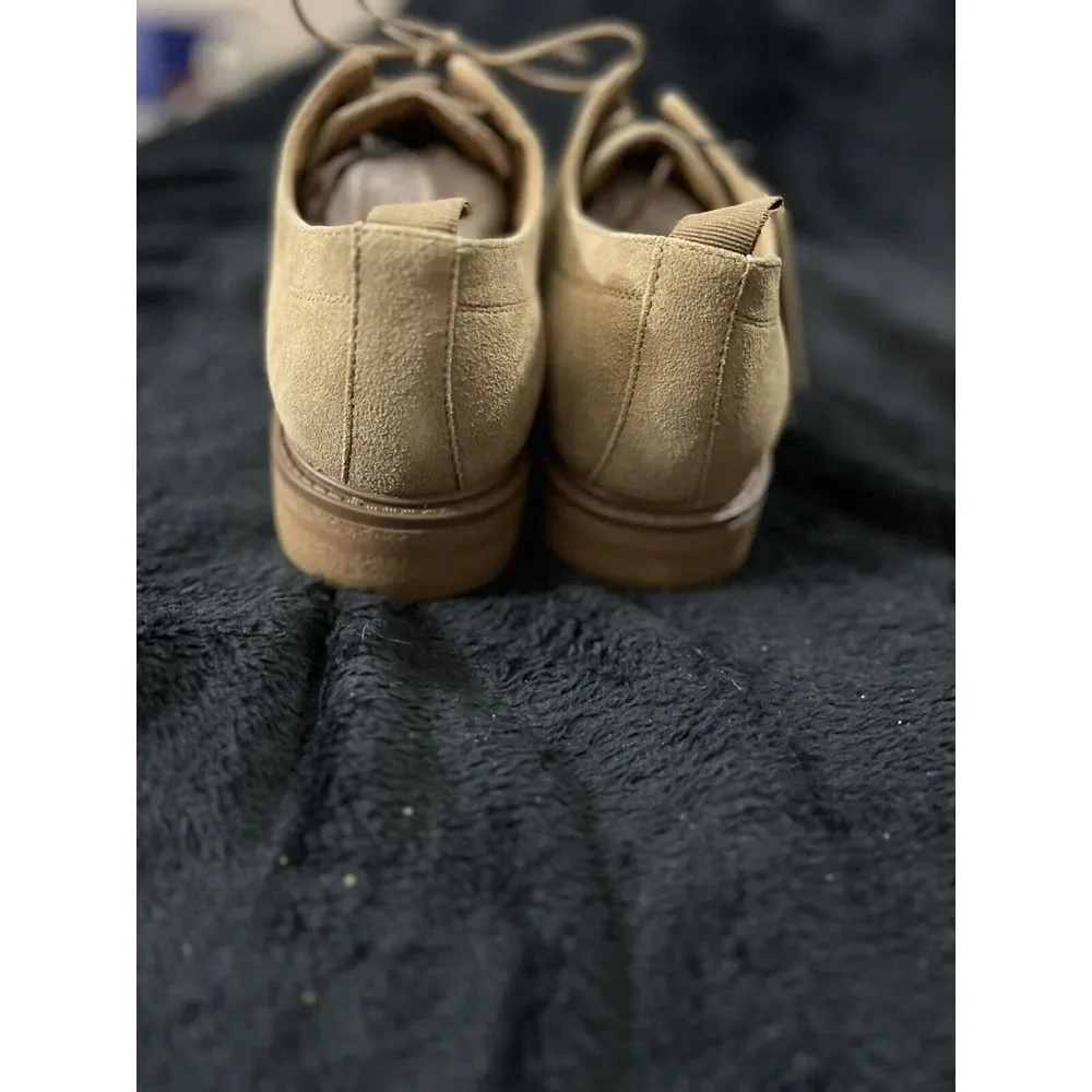 NEW Madden‎ NYC Men's Terry Dress Shoes Suede Leather Taupe 8